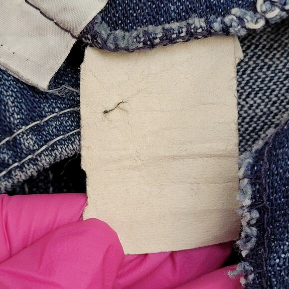 Vintage 80s Wrangler Jacket XS 17x29 Dark-Wash - Picture 7 of 12